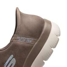 Skechers Giày lười nữ kiểu dáng đơn giản, cổ thấp, thích hợp cho sinh hoạt hàng ngày, hoạt động ngoài trời, du lịch, đi làm, thể thao, mã sản phẩm 150254-BRN - màu nâu - Xem 7