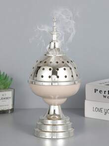 This Portable Iron Incense Burner Adopts A Spherical Design, And Is Also A Simple Indoor Aroma Diffuser. It Elegantly And Naturally Combines The Dual Functions Of An Incense Tool And An Aroma Diffuser, Infusing The Space With A Refreshing And Pleasant Fragrance. Whether Placed In The Living Room Or Bedroom, It Can Create A Warm And Comfortable Atmosphere. - Multicolor - View 14