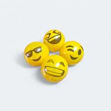 50-Piece Pool Balls With Images, 3 Inches, For Children Ages 1 To 5. - Yellow - View 2