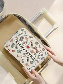 新款 Ouchie Pouch 收納袋 - 醫療袋、盥洗包、旅行必備，多彩設計適用於、化妝品和旅行用品，個人護理收納袋，便攜式醫療收納袋，可存放和醫療用品 - 彩色 - 查看 6