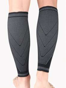 2 pezzi di protezioni polpaccio atletiche per corsa, basket, calcio - Compressione unisex