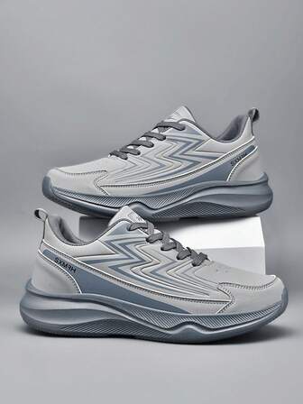 STARNOVO Men's Autumn/Winter New Leather Outdoor Running Shoes, Wind & Water Resistant, Lightweight, Non-Slip Durable Sole, Comfortable Lining, Suitable For Outdoor Running And Daily Commute