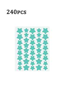 2000/1400/1120/400/240 Pcs Star Stickers, Halloween & Christmas Decoration Stickers, Colorful Five-Pointed Star Stickers For Party, Holiday Photo Decoration, Face Decor Stickers (1 Sheet Per Color), For Decoration Only (Not For Makeup)560/280/160/80/40pcs,Makeup,Cheap,Room Decor,Vanity,Travel,Bedroom,Makeup Accessories