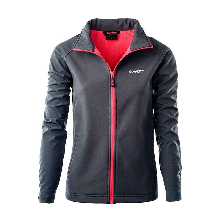 Womens/Ladies Lucari Soft S Jacket (Moon Grey/Bright Pink) - Grey - View 1