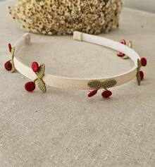 Tiara cereja arco cerejinha de menina Arquinho de cabelo infantil dia das crianças