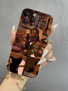 Fashionable & Motivational Graphic TPU Soft Phone Case Cover Compatible With Iphone Waterproof Shockproof Anti-Fall Scratch ResistantFOR-YOUR-BELOVED-PHONEChristmas Gifts - 款式1(1件) - 查看 4