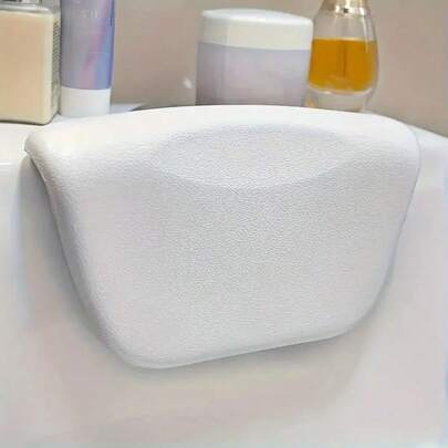 Gối tựa đầu bồn tắm spa sang trọng - Hỗ trợ cổ tiện dụng với đế hút chống trượt cho sự thư giãn tối đa