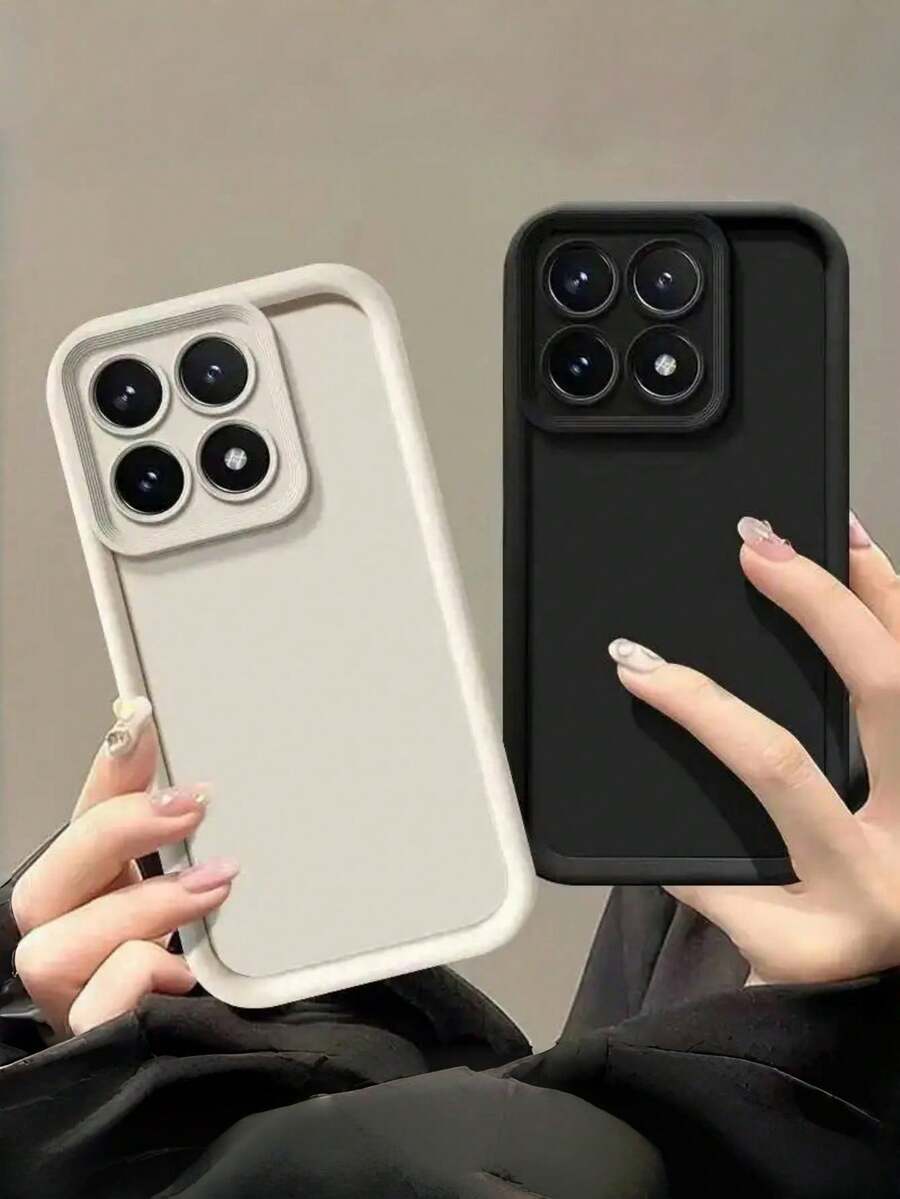 极简黑白硅胶纯色材质，如液体般顺滑，单件装，荣耀专属 | 丝滑质感手机壳 | 兼容荣耀200 Lite/200 Pro/荣耀X8 5G/荣耀X8b/荣耀X7a/荣耀X6a/荣耀X5 | 全方位摄像头保护，防震防刮，安心无忧 | 极简纯色商务手机保护壳，黑/白配色，春季生日礼物 - 黑色 - 查看 1