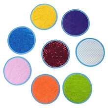 8 Stücke Sensorikkissen Set (runde Form), abriebfest und schmutzabweisend, geeignet für Partys und Veranstaltungen, verschiedene Farboptionen