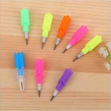 Creative Rainbow Multifunctional Bullet Building Block Pen Pencil Changeable Deformation 8 Sections Color Prize - Multicolor - View 5