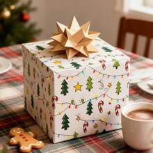 1/2/7 pièces Papier cadeau, convient pour différentes boîtes cadeaux, emballage de cadeaux d'anniversaire, cadeaux de Noël, décorations de Noël, décoration de chambre d'hiver