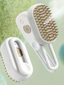 3 In 1 Usb Rechargeable Water Spray Pet Massage Brush Electric Cat Hair Removal Comb