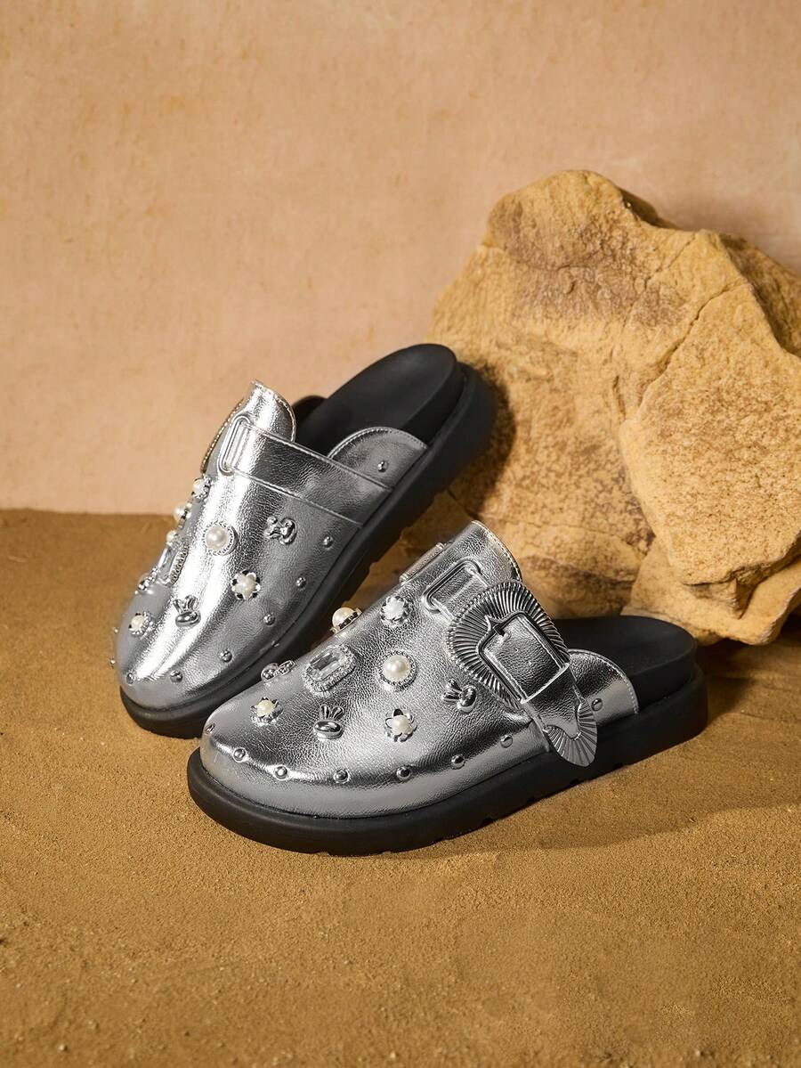 Tropiscape Chaussures compensées noires à plateforme mode et confortables pour femmes, cadeaux Cottagecore, tenue d'été