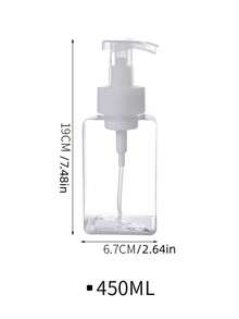 1pc Mousse Foaming Bottle, Pump Style Mousse Dispenser For Home, Hotel, Travel, Skincare Foaming Tool, Empty Bottle - 450ml - View 7