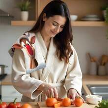 2 pièces/100 pièces Tissu de cuisine à motif de cerf, convient pour la décoration intérieure des restaurants, cuisines et salles de bains, la décoration de banquet, les cadeaux de fête et peut être offert en cadeau