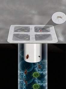 20/30 Pieces, Floor Drain Stickers, Anti-Clogging Drain Filter, Shower And Bathtub Trap, Easy To Install Drain Filter Stickers, And Disposable Drain Cover For Kitchen Sink And Laundry Room, Effectively Blocks Hair And Prevents Bugs