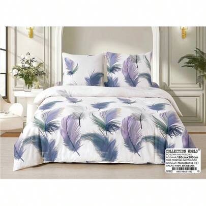 3 Stücke 100% Baumwoll-Bettbezug und Kissenbezug Set, geeignet für alle Jahreszeiten