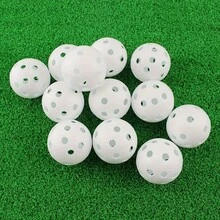 10pcs White Plastic Golf Balls - High Visibility, Easy To Clean, Suitable For Indoor And Outdoor Practice, Made Of PE Material, Great For Adults And All Skill Levels, Golf Accessories