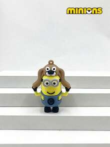 Minions 1 Pack/12 Sets Minions 12 Chinese Zodiac Series Keychains Cute Cartoon Doll Pendants PVC Soft Rubber Material Creative DIY Decorations Suitable For Family, Colleagues, Sisters, Girlfriends, Holiday Gifts, Party Gifts