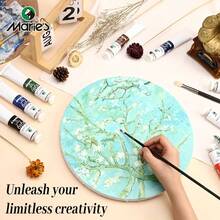 Marie's Professional Oil Paints, 50ml/1.69oz Tubes, Oil Based Pigments Art Supplies For Canvas Craft Painting, Artist Quality, Rich Colors, Gifts For Artist, Beginners, Students And Adults - 50ml/1.7 Oz - View 6