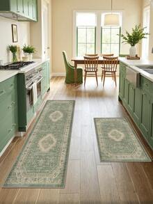 1pc Bohemian Style Runner Rug, Wool Blend Plush Thick Carpet, Soft & Comfortable For Entryway, Kitchen, Bathroom, Dining Room, Hallway, Party, New Year, All Seasons, Patio, Home Decor, Bedroom, Autumn/Winter Decor, Thanksgiving