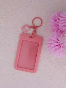 1pc ID Badge Holder Cute Keychain With Cat Charm Best Gift For Women Doctor Nurse Teacher Money Wallet Mini Wallet Purse Wallet Wallet Keychain Card Wallet