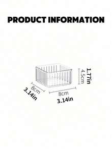 1 件多功能防尘桌面化妆品、发饰收纳盒、化妆品收纳盒、桌面垃圾桶、便捷设计、珠宝盒、戒指盒、珠宝收纳盒 - 彩色 - 查看 10
