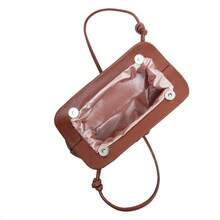 Women's Small Cloud Bag Gold Color Shoulder Strap Party Club Wedding - Rỉ Nâu - Xem 4