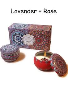 Zestaw świec zapachowych 1/4/8/12 szt., zestaw świec aromaterapeutycznych w kolorowym pudełku, wosk sojowy, wiele kombinacji zapachowych, przyjemny i intensywny zapach, bezdymny, 120 godzin palenia, na ślub, urodziny, festiwale, pamiątki ślubne, świece aromaterapeutyczne do domu, prezent świąteczny, prezent walentynkowy, dekoracja hotelu, wzór retro.