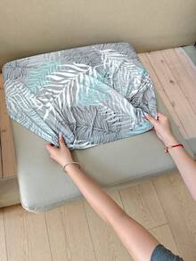 1 Vỏ đệm ghế sofa in họa tiết co giãn có thể tháo rời, thích hợp cho phòng khách, phòng ngủ, văn phòng, bảo vệ ghế sofa, trang trí nhà cửa - Nhiều màu - Xem 8