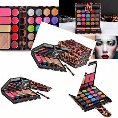 Professional Makeup Kit Eyeshadow Palette Lip Gloss Blush Concealer29 Color,Travel,Travel Essential,Valentine's Day,Cheap,Travel Makeup Brush,Gifts For Women,Makeup Artist,Professional Complete Makeup Kit