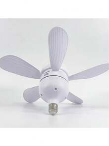 Ventilador de Teto com Lâmpada LED 60W, Super Silencioso, 6 Hélices, Bivolt - Branco - Visão 4