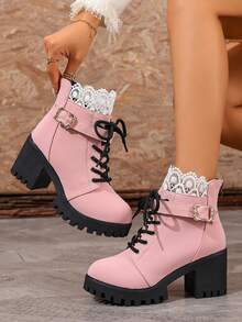 Buty za kostkę, botki, krótkie botki, duże, sznurowane botki na grubym obcasie, modne seksowne krótkie botki na grubym obcasie, damskie buty na grubym obcasie, modne seksowne krótkie botki na grubym obcasie, wysokie obcasy, wiosenne i jesienne botki na wysokim obcasie, grube, wodoodporne buty damskie na platformie, sznurowane romantyczne buty na grubym obcasie, kalosze, buty na grubym obcasie, czarne botki na wysokim obcasie, okrągłe noski dla dojrzałych kobiet, seksowne, wygodne, niemęczące, uniwersalne buty damskie na jesień/zimę, seksowne, podwyższone botki, modne damskie buty na grubym obcasie