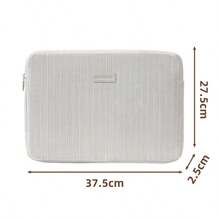 Nova bolsa de pelúcia para laptop, leve e portátil, grande capacidade de armazenamento, adequada para viagens de negócios, unissex