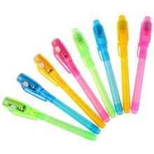 12/15pcs Random Color Invisible Ink Marker Pen With LED UV Light, Ballpoint Pen For Secret Message, Marker, Game, Drawing, Party Favor, Back To School - Multicolor - View 13