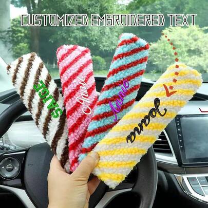 1 peça capa de cinto de de carro bordada personalizada, almofada de ombro confortável para cinto de , universal para carro, caminhão, SUV, todas as estações