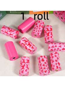 150 个狗屎袋 - 有香味和无香味可选，用于清理宠物粪便，耐用聚乙烯材质，拉链密封，适合家庭和旅行使用，狗粪便袋 - 彩色 - 查看 15