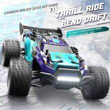 1:18比例四驱遥控怪兽卡车高速遥控车，带LED灯，高速漂移车，适合作为青少年和成人的节日、圣诞节、生日礼物