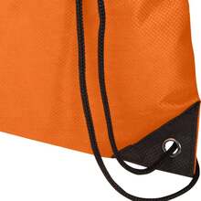 Generic Evergreen 5L Plain Drawstring Bag (Orange) - Orange - View 2