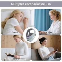 Faja Papada Facial Lifting - Correa Facial Reutilizable para Mujer con Efecto V-Lifting, Elástico y Ajustable para Eliminar Flacidez de Piel, Reafirmar y Anti-Arrugas (Gris) - gris - Ver 4