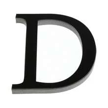 OUTANA 1 Miếng dán chữ cái tự dính bằng acrylic từ A đến Z trang trí nhà cửa, màu đen, cỡ lớn, dùng trang trí gương. Có lớp xốp dày 1cm giúp dễ dàng dán. Hoàn hảo cho phòng khách, phòng ngủ, nhà bếp, phòng tắm hoặc không gian văn phòng. Có thể tùy chỉnh để viết tên cá nhân, lời chúc đám cưới, tin nhắn sinh nhật, khẩu hiệu tạo động lực cho văn phòng hoặc phương châm gia đình. Có bốn kích cỡ: 10cm/15cm/20cm/30cm. - màu đen - Xem 41