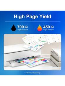 KT INK 305XL 墨盒兼容 305 兼容 305XL 兼容 Envy 6000 6020 6032 6075 Envy Pro 6400 6420 6430 6458 DeskJet 2700 2710 2720 2724 打印机 - 黑色墨水匣 - 查看 7