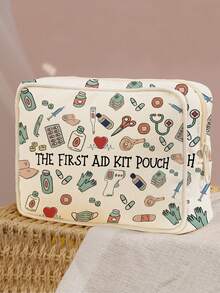 新款 Ouchie Pouch 收納袋 - 醫療袋、盥洗包、旅行必備，多彩設計適用於、化妝品和旅行用品，個人護理收納袋，便攜式醫療收納袋，可存放和醫療用品 - 彩色 - 查看 5