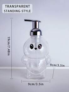 500ml Cartoon Hand Wash Refillable Bottle, Bathroom Shower Gel, Shampoo, Lotion Dispenser Pump Bottle