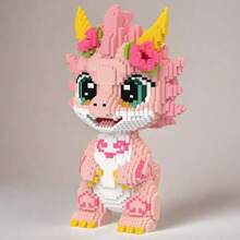 12011pcs 3D High-Quality Peach Blossom Dragon Assembly Set - Adult DIY Puzzle Model Kit, Perfect Gift For Christmas, Halloween, Valentine's Day, Thanksgiving, Graduation And Birthday - Multicolor - View 7