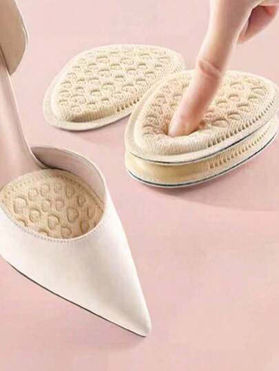 QKC 1 Pair Soft Heart Forefoot Pad For High Heels And Casual Shoes, Anti-Pain And Non-Slip