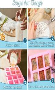 MAQIHAN Soap Base Natural 148oz - Clear Glycerin Base For Soap Making Melt And Pour Organic Glicerina Para Hacer Jabones Foaming Additives Odorless Good Cleaning Ability Soap Making Supplies