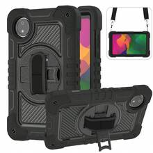 Etui ochronne na tablet Apple Silicone + PC 3 w 1 z uchwytem obrotowym 360°, paskiem na rękę, paskiem na ramię, wytrzymałą, antypoślizgową osłoną ochronną tabletu