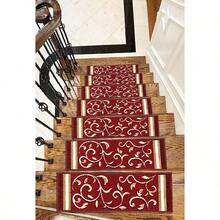 Gloria Rug Peldaños antiderrapantes juego de 7 unidades 21 5 x 66 cm tapetes de diseño floral con refuerzo de goma - 85x26 - Ver 10