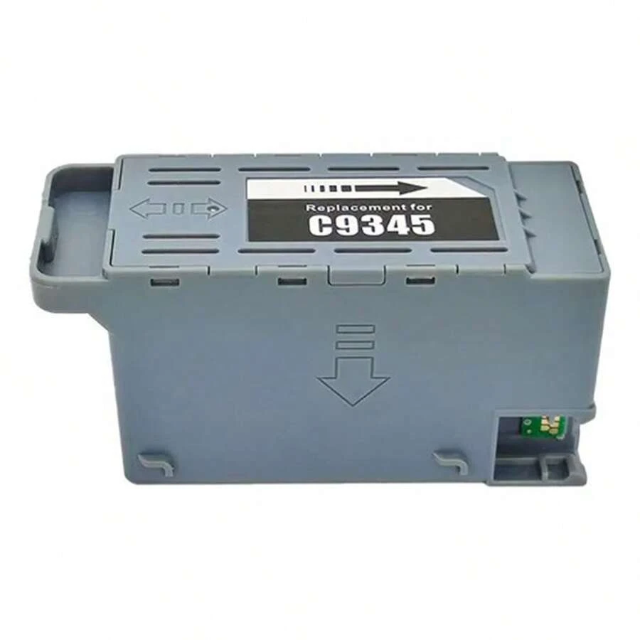 Caja de Mantenimiento Compatible con Chip de Alta Capacidad para Impresoras Epson EcoTank L5800 L5850 L5880 L8160 L8180 L6558 L6578 L15150 L15158 L15160 L15168 L16000 L16600 L16650, Workforce WF-7820 WF-7830 WF-7840 WF-7845, ST-C8000 y SureLab D570 - Reemplazo para Código C12C93459 (Incluye Almohadilla y Chip)